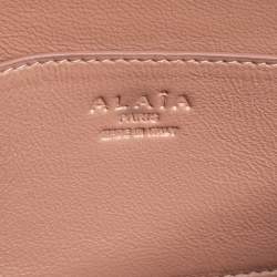 Pre Owned Alaia Pink Studded Leather Studded Envelope Clutch