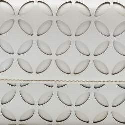 Alaia Beige Leather Flap Continental Wallet