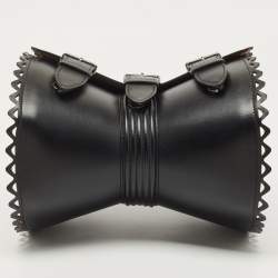 Pre Owned Alaia Black Leather Edition 1992 Corset Bag
