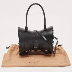 Pre Owned Alaia Black Leather Edition 1992 Corset Bag