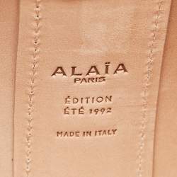 Pre Owned Alaia Black Leather Edition 1992 Corset Bag