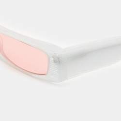 Alain Mikli x Alexandre Vauthier White/Pink A05039 Edwidge Rectangle sunglasses