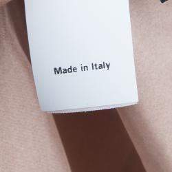 Pre Owned Alberta Ferretti Multicolor Floral Print Pleated Sleeveless Cross Back Dress L