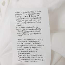 Pre Owned Alberta Ferreti White Lace Sleeveless Maxi Dress M