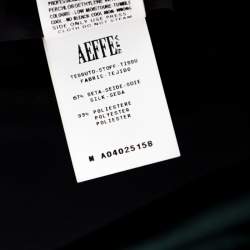 Pre Owned Alberta Ferretti Green Crystal Embellished Waist Detail Sleeveless Dress M