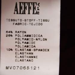 Pre Owned Alberta Ferretti Burgundy Cowl Neck Long Sleeve Top M