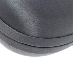 Pre Owned Alberta Ferretti Grey Satin Clutch