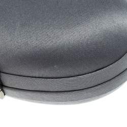 Pre Owned Alberta Ferretti Grey Satin Clutch