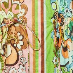 Alemais Multicolor Printed Cotton Dreamer Long Pool Dress M