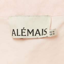 مملوكة مسبقًا تنورة أليمايس مطرزة زهرية ماكسي أنثيا مقاس كبير (لارج)