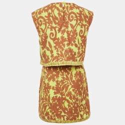 مملوكة مسبقًا Alemais Yellow/Brown Print Terry Cotton Set S