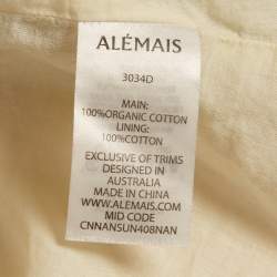 Pre Owned Alemais Multicolour Lemonis Print Cut Out Mini Dress M