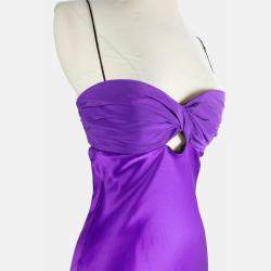 Alessandra Rich Purple Women's Long Dress IT 40