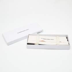 Pre Owned Alessandra Rich Hearts Crystals Silver Tone Drop Earrings