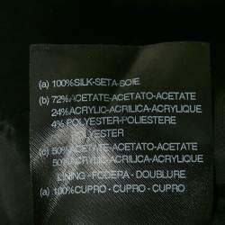 مملوكة مسبقًا Alessandra Rich Black Floral Print Silk Braided Cut-Out Mini Dress XS