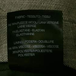 Pre Owned Alessandra Rich Grey Corset Top and Skirt Set XS