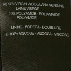 Pre Owned طقم جاكيت وتنورة منسوجة قماش بنفسجي أليساندرا ريتش صغير