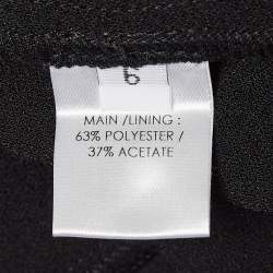 Alex Perry Black Crepe Mini Dress S