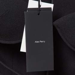 Alex Perry Black Crepe Mini Dress S