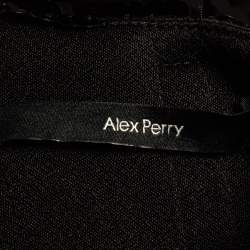 Alex Perry Black Sequin Sleeveless Dress M