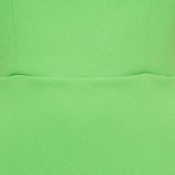Alex Perry Apple Green Stretch Crepe Singlet Mini Dress M
