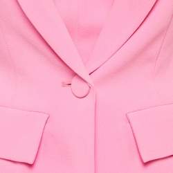 Pre Owned Alex Perry Pink Crepe 3 Piece Set S