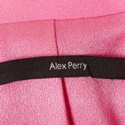 Pre Owned Alex Perry Pink Crepe 3 Piece Set S