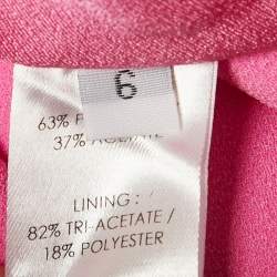 Pre Owned Alex Perry Pink Crepe 3 Piece Set S