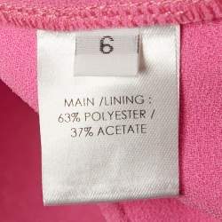 Pre Owned Alex Perry Pink Crepe 3 Piece Set S