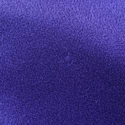 Pre Owned Alex Perry Dallas Blue Satin Fringe Sleeveless Midi Dress L