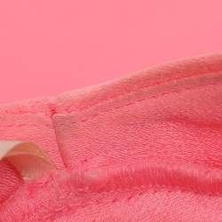 Pre Owned Alex Perry Neon Pink Crepe Strapless Shoulder Gown M