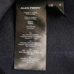 Pre Owned توب كورسيه ساتان بدون حمالات أليكس بيري أزرق مقاس صغير جدًا