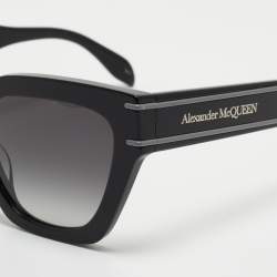 Alexander McQueen Black Acetate AM03985 Sunglasses