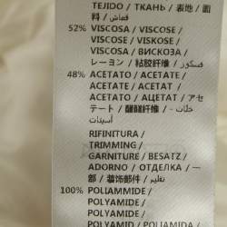 Pre Owned جاكيت كريب بأكمام متسعة مع دانتيل أبيض ألكسندر ماكوين مقاس صغير