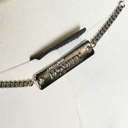 Pre Owned Alexander McQueen Cream Crepe Blazer M 