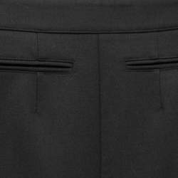 Alexander McQueen Black Wool Zip Trouser S