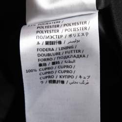 Pre Owned Alexander McQueen Black Wool & Lace Inset Cropped Trousers L