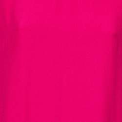 Pre Owned Alexander McQueen Pink Crepe Ruffled Tiered Mini Dress M