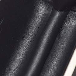 Alexander McQueen Black Satin Floral Knuckle Clutch