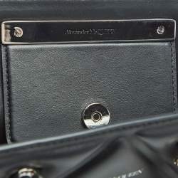 Pre Owned Alexander McQueen Black Quilted Leather The Tall Story Tote