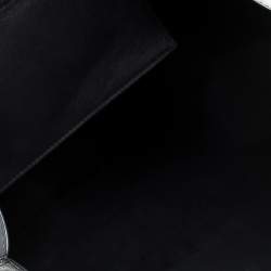 Pre Owned Alexander McQueen Black Leather De Manta Tote