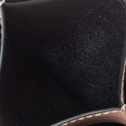 Pre Owned حافظة بطاقات أليكساندر ماكوين مزينة جمجمة جلد أسود 