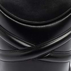 Pre Owned Alexander McQueen Black Leather The Curve Bag