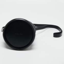 Pre Owned Alexander McQueen Black Leather Small The Curve Crossbody Bag