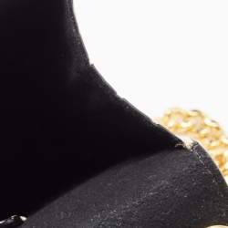 Pre Owned Alexander McQueen Beige Croc Embossed Leather Small Skull Shoulder Bag