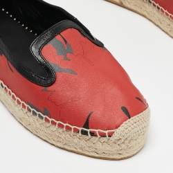 Alexander McQueen Multicolor Leather Espadrille Flats Size 40