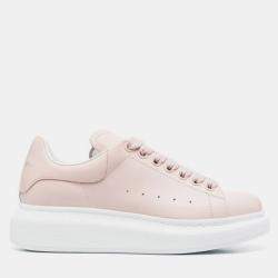 Pre Owned Alexander McQueen Oversixed Sneaker in Blush White Size 35