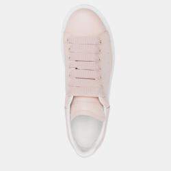 Pre Owned Alexander McQueen Oversixed Sneaker in Blush White Size 35