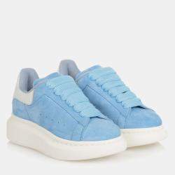 Pre Owned Alexander McQueen Oversixed Sneaker in Powder Blue Size 38