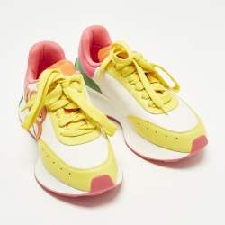 Pre Owned حذاء رياضي أليكسندر ماكوين سبرينت رباط علوي جلد متعدد الألوان مقاس 37.5